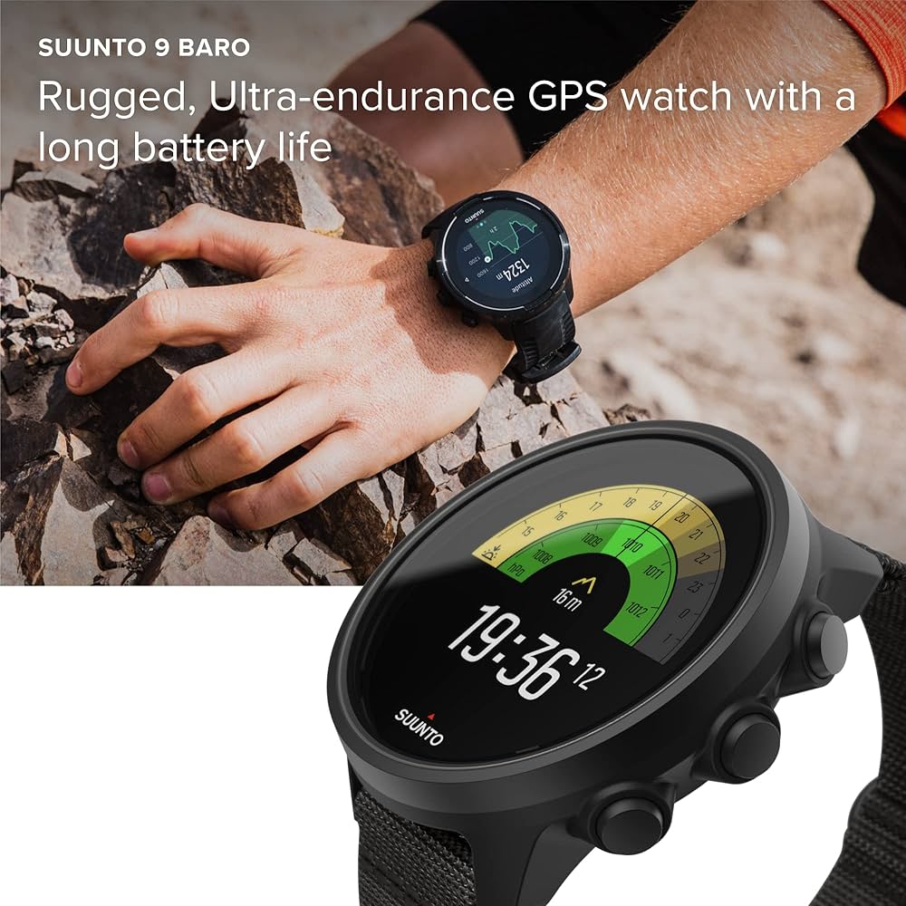 Amazon.com: SUUNTO 9 Baro: Rugged GPS Running, Cycling